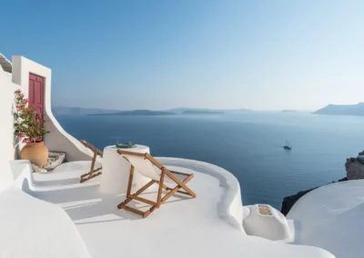 Architecture cave house, Oia, Santorini, Greece