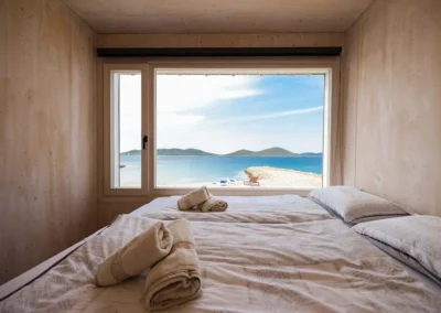 Mini house directly on the beach on the Adriatic Sea in Croatia