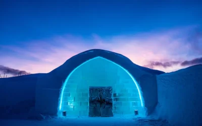 Icehotel – a hotel created entirely from snow and ice