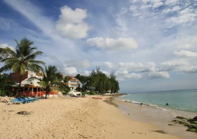Barbados Hotel at the beach