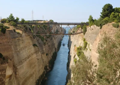 The Corinth Canal is known to be the narrowest canal in the world