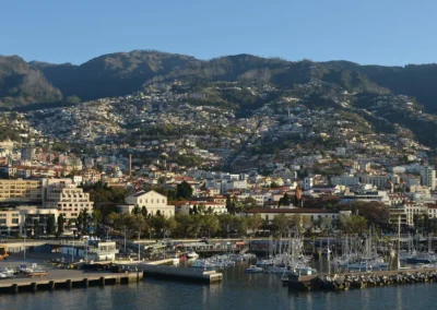 The port of Funchal, Madeira
