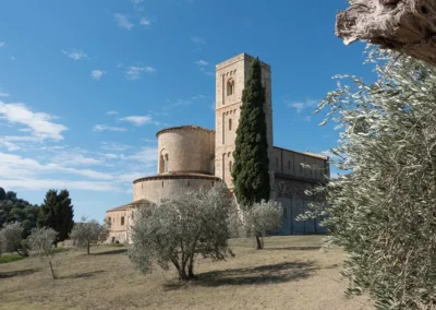 The Abbey of Sant’Antimo in Montalcino