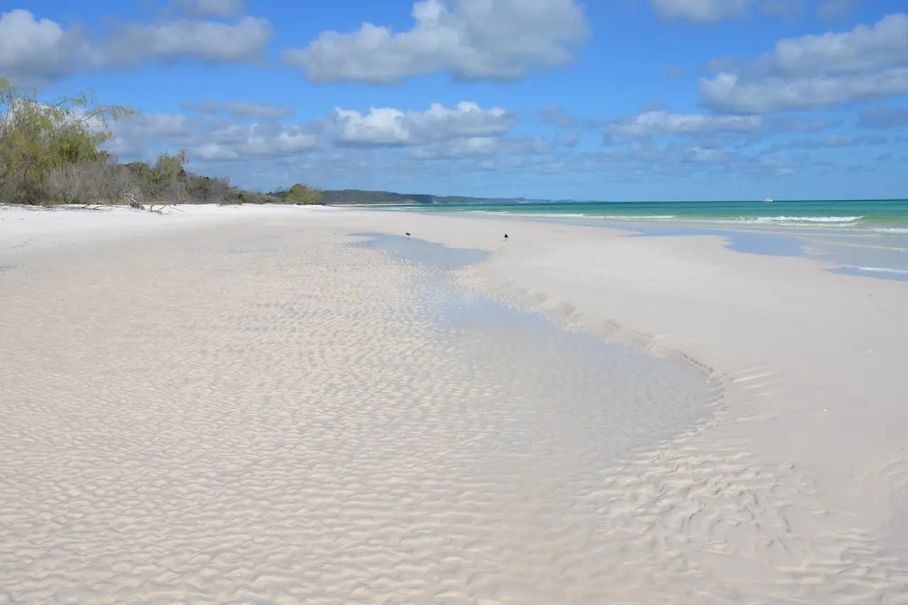 K'Gari (Fraser Island). This is the largest sand island in the world.